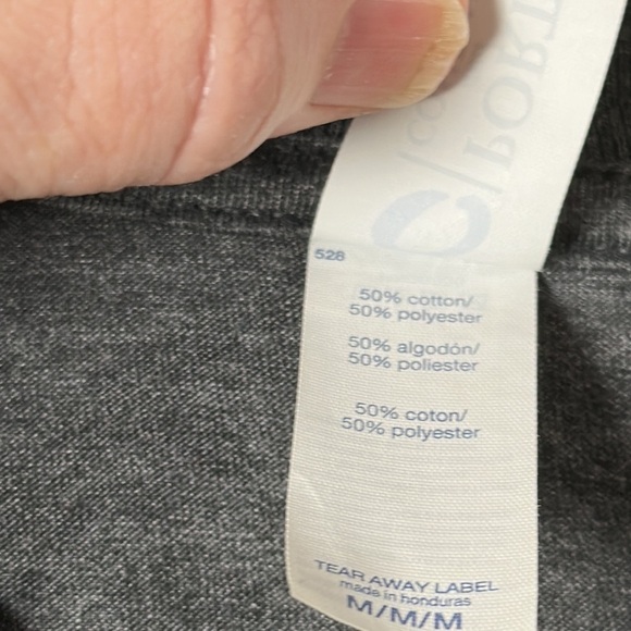 Port & Company men's Gray Long sleeve  Astronaut Helmet T-shirt, M, CHOOSE KIND - Picture 7 of 7